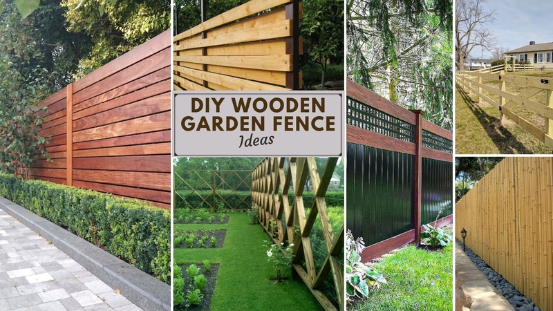 10 Awesome Diy Wooden Garden Fence Ideas For Home