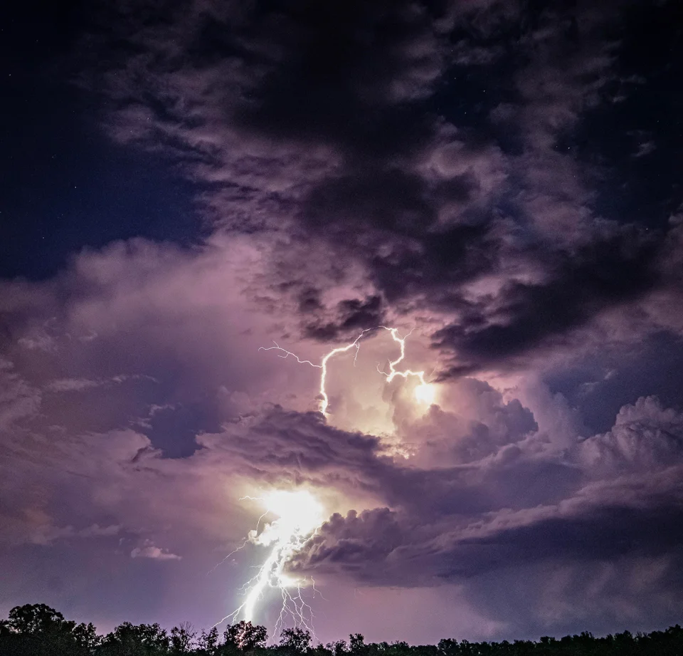 Backside of a storm. Powhatan VA