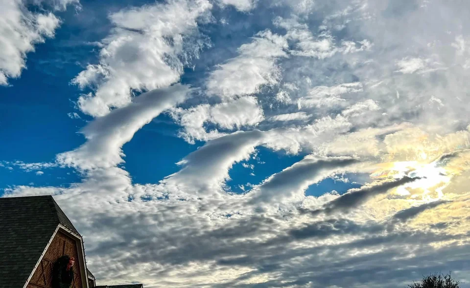 Dallas, TX. No idea what these are called but I’ve never seen clouds like this again