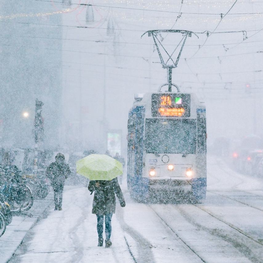  Snow in Amsterdam