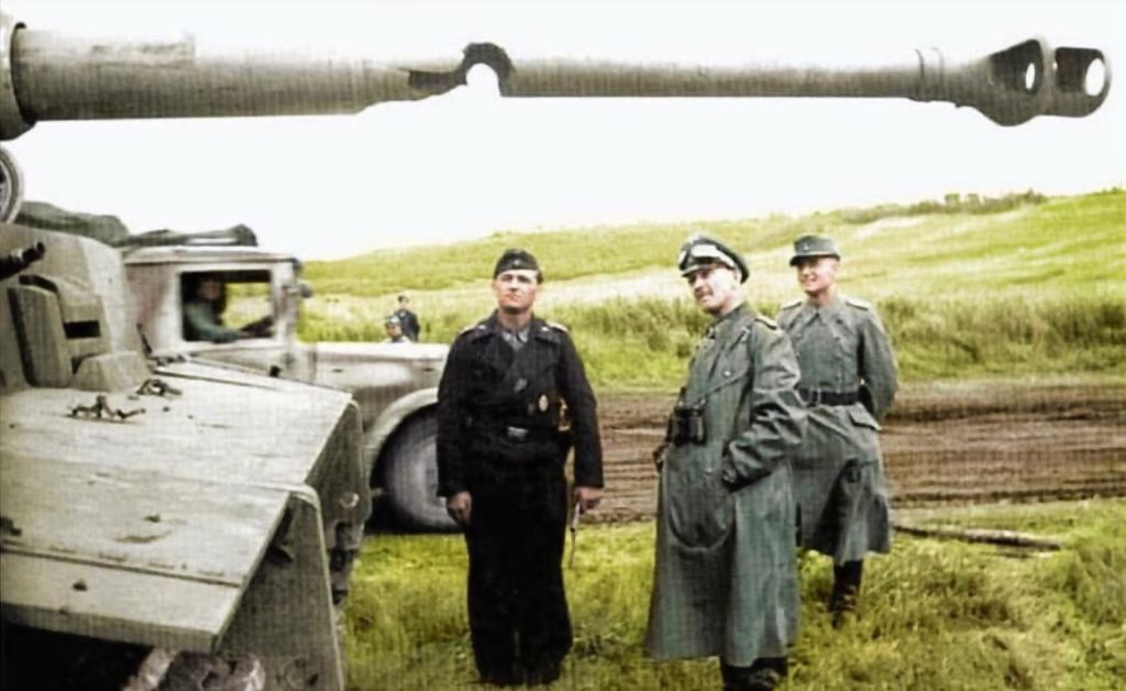 A Tiger 1 barrel destroyed by another tank shell.