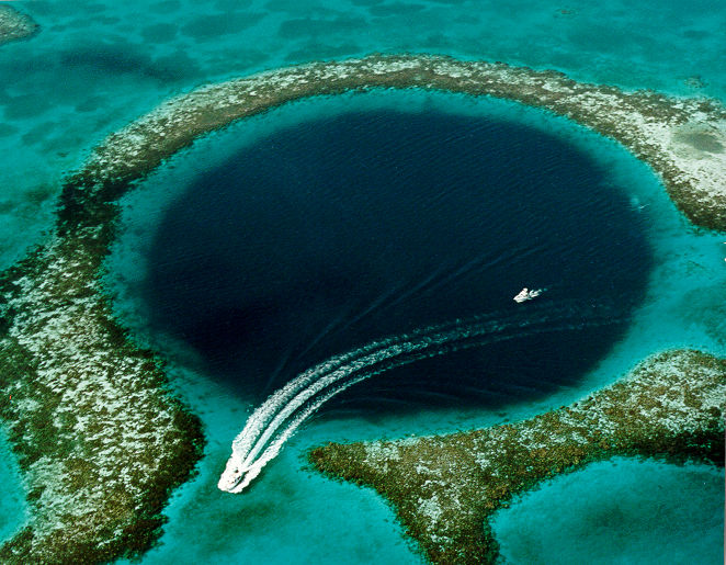 The Belize Barrier Reef's Great Blue Hole