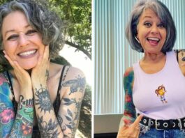 A 58-year-old Woman With Tattoos Defends Her Young Attire