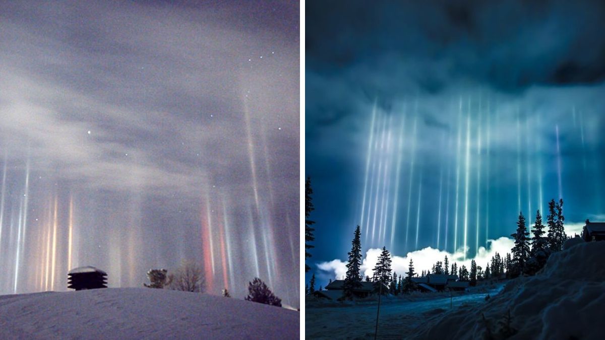 Photographer Captures Amazing Light Pillars In Northern Ontario (25 ...